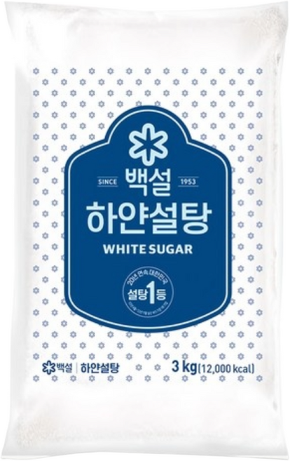 백설 하얀설탕, 1개, 3kg