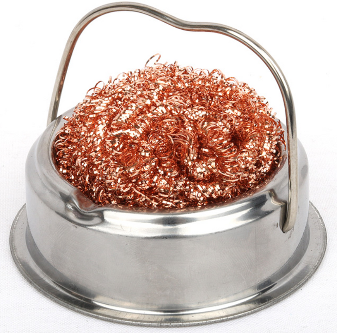 인두기 팁 클리너 거치대 겸용 납땜 크리너, 1개