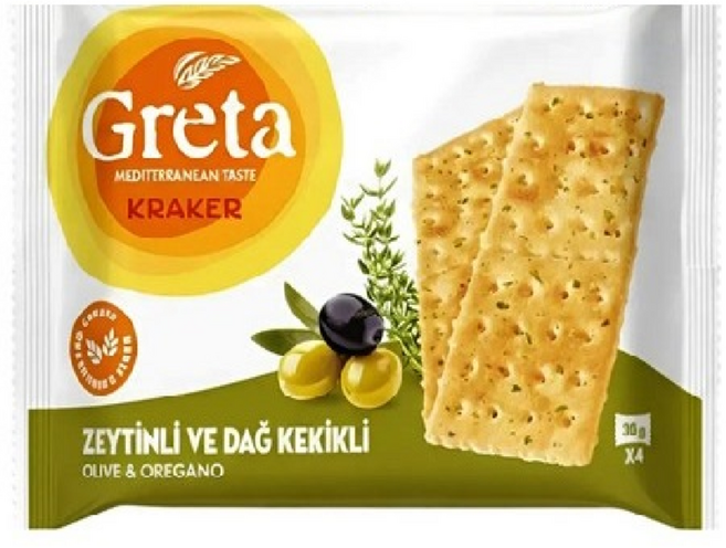 솔렌 그레타 크래커 올리브 오레가노, 120g, 3개