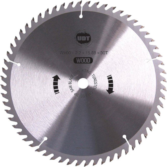 UDT 목재용 원형톱날 팁쏘 100mm 30T, 203mm(8인치) 100T, 1개