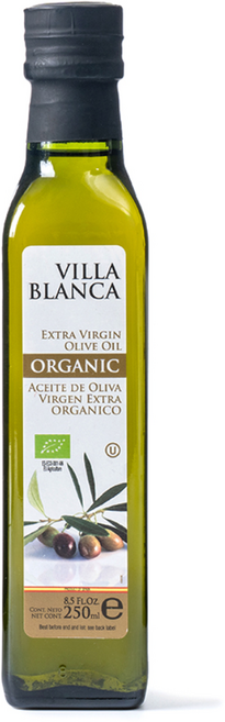 빌라블랑카 유기농 오가닉 스페인산 엑스트라버진 올리브오일, 1개, 250ml