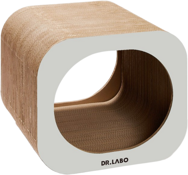 [공식몰]닥터맘마 슥슥 스크래처 고양이 터널형 대형 특대형, 그레이, 1개