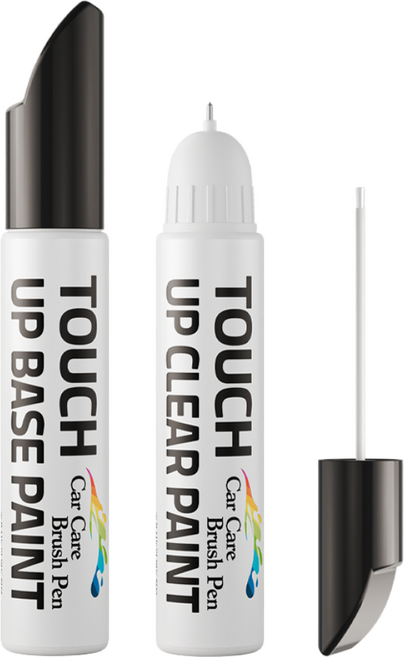 언더쉴드 자동차 붓펜+투명펜 세트 터치업 카페인트, 테슬라 PMNG 미드나이트실버, 1세트