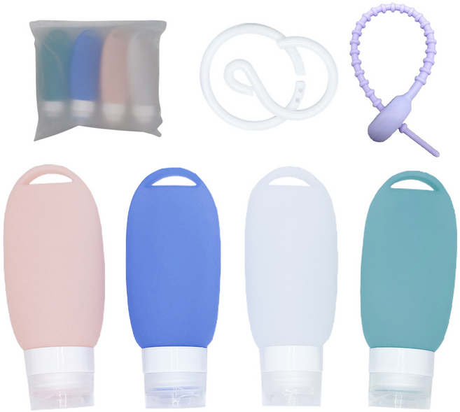 스월프 수영장 여행용 실리콘 공병 90 ml, 1개, 혼합색상