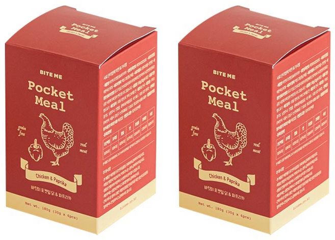 바잇미 강아지 포켓밀 30g, 치킨, 1세트