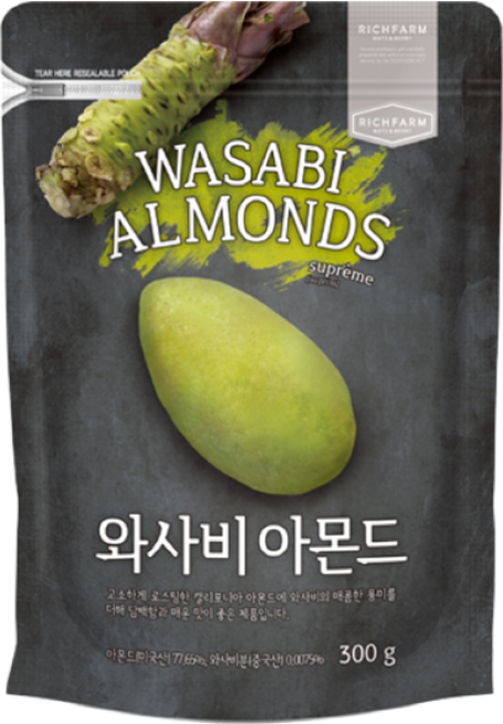 리치팜너트 와사비아몬드 300g, 1개
