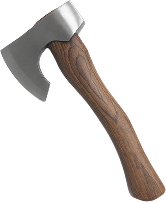 피츠코 나무손잡이 바이킹 손도끼 캠핑 장작도끼 도끼날 다용도도끼, 1개, 590g 266mm