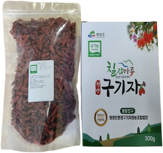 국내산 유기농 건구기자 말린 구기자 친환경 300g 햇 2025년산 생산자조합직판, 1개