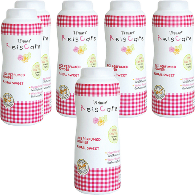 라이스케어 베이비 파우더 플로럴 스위트향, 150g, 6개