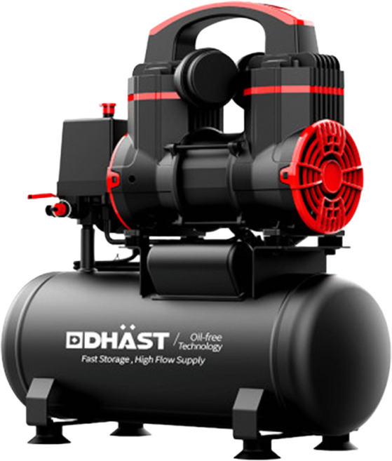 다스트 오일리스 콤프레샤 저소음 고효율 에어 컴프레셔 미니 콤프레셔, 900F8, 1개
