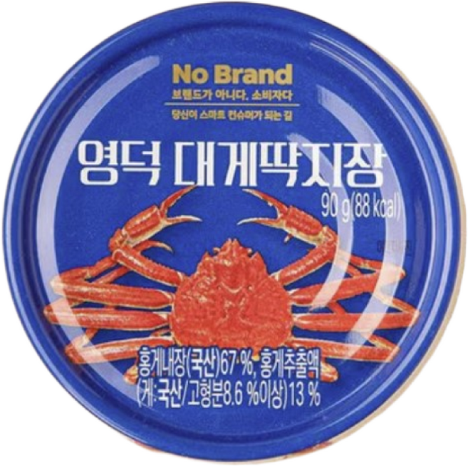 노브랜드 영덕 대게딱지장, 3개, 90g