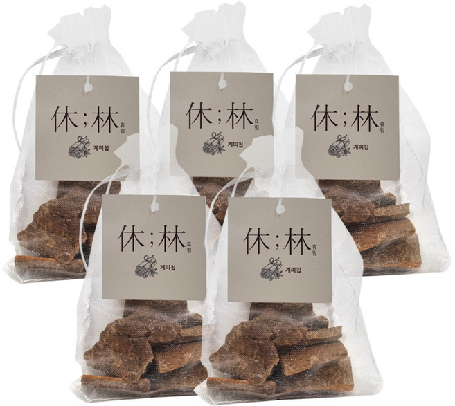 [휴림] 최상품 계피칩 주머니 40g (5개입), 5개