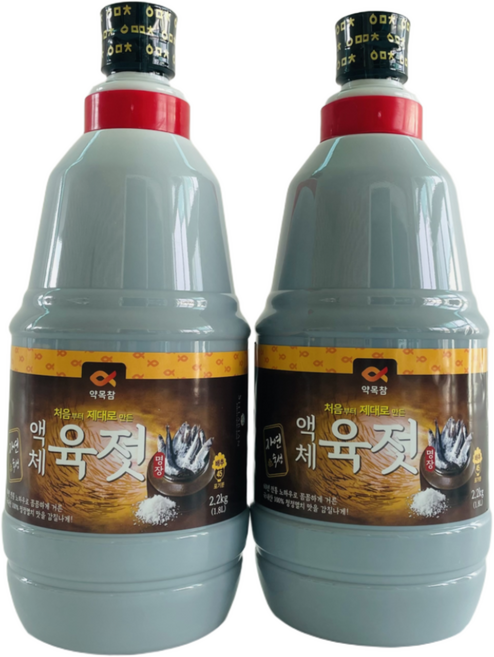 약목참 액체육젓 젓국 멸치진젓, 2.2kg, 3개