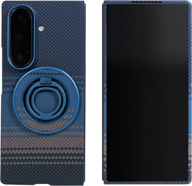 제루크 갤럭시 Z폴드7 호환 아라미드 카본 맥세이프 초슬림 케이스