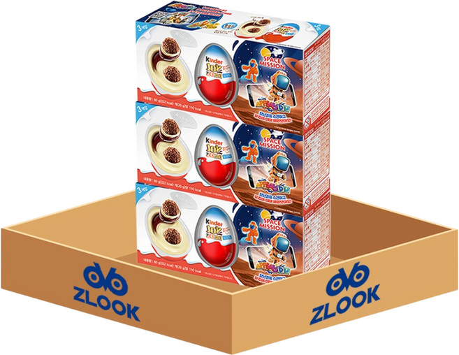 [킨더할로윈]킨더조이보이 T-3 3p, 60g, 3개