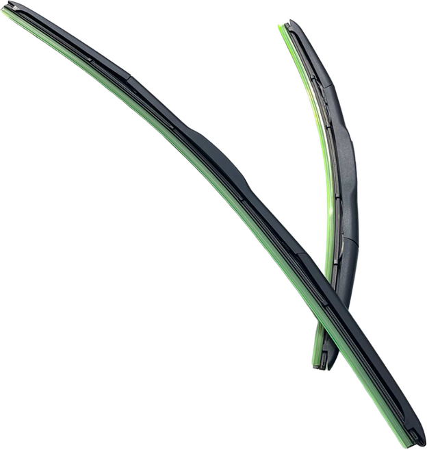 프리미엄 하이브리드 발수코팅 실리콘 레인보우 와이퍼, 1개