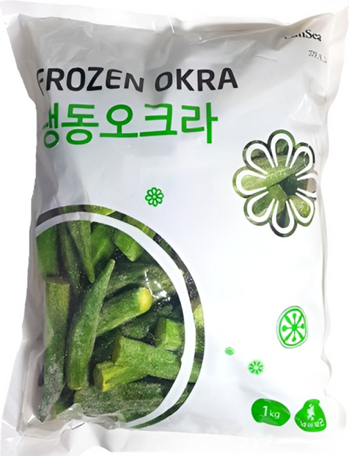 랜시 오크라 냉동야채 레이디핑거(냉동), 1개, 1kg