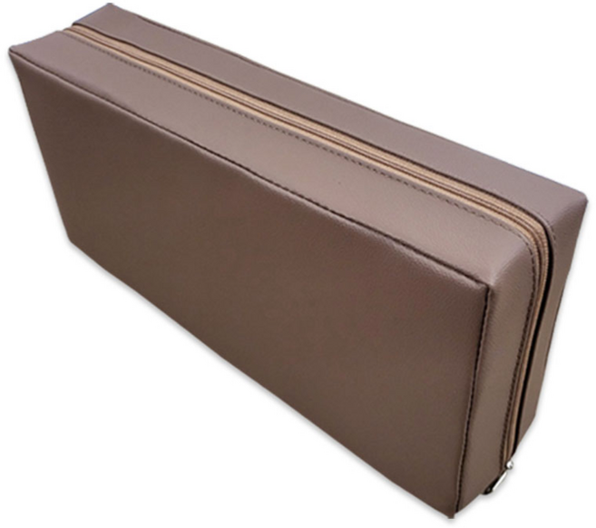 사각 레자베개 국산 찜질방 베개 목배게, 사각베개(대)_브라운, 1개