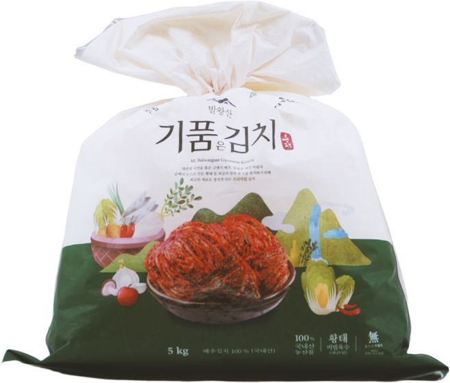 발왕산 기품은 배추김치 용평밸리 모나용평, 1개, 5kg