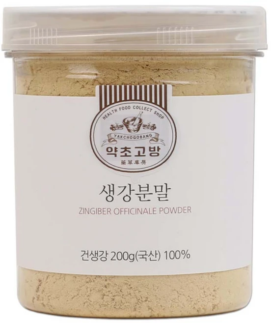 약초고방 생강 가루 분말, 200g, 1개, 1개 - 쿠팡