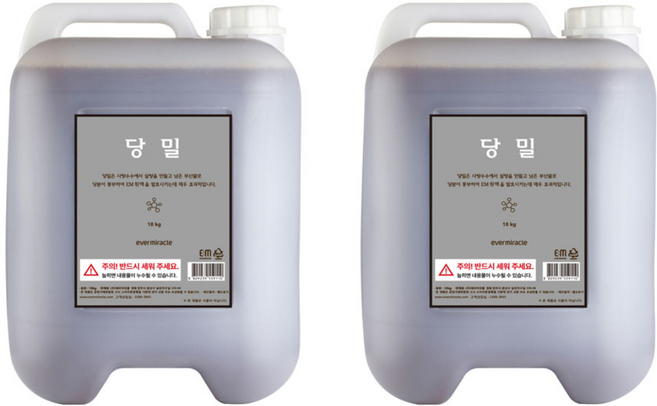 당밀18kg 2개 보조사료 배지 미생물먹이 사료첨가제 발효보조제, 18kg