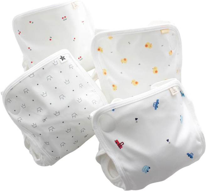 무루 땅콩기저귀 방수커버 색상랜덤 소형, 1개, 랜덤발송