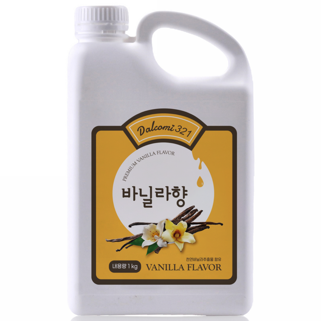 달코미 321 바닐라향 천연바닐라 추출물, 1개, 1kg