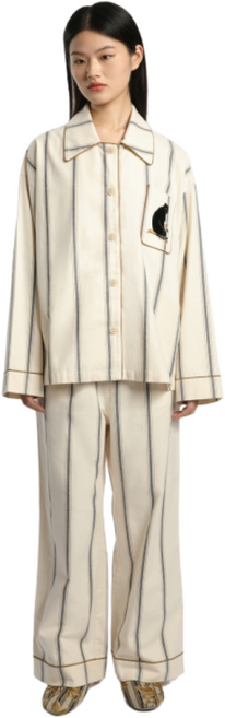 [tbh] Urban Junglee 순면 플란넬 파자마 세트 도톰한 기모 홈웨어 원마일웨어 잠옷