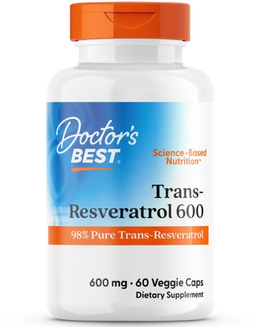 닥터스베스트 트랜스-레스베라트롤 600mg 베지 캡, 60정, 1개 - 쿠팡