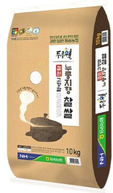 25년 햅쌀 누룽지향 찰쌀 (철원 동송농협 미곡종합 처리장 직송), 1개, 10kg