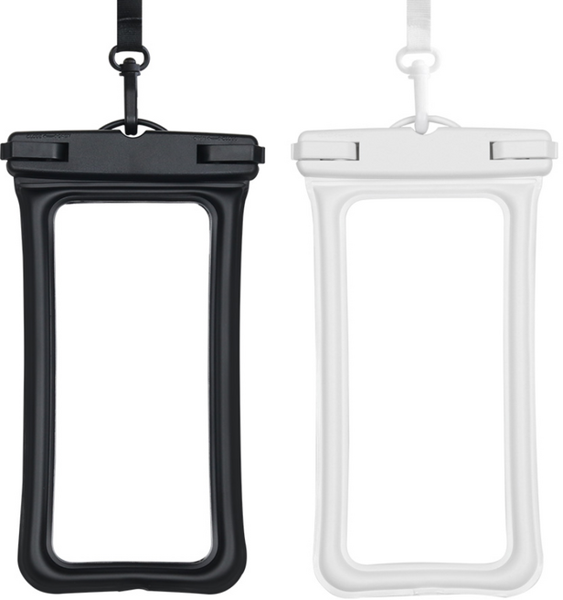 아이정 IPX8등급 4중잠금 핸드폰 스마트폰 에어튜브 방수팩 중형, 화이트, 1개