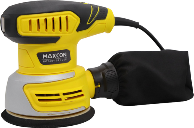맥스콘 목재 목공 5인치 전기 원형 사포 샌딩기 240W 6단계속도조절, 1개