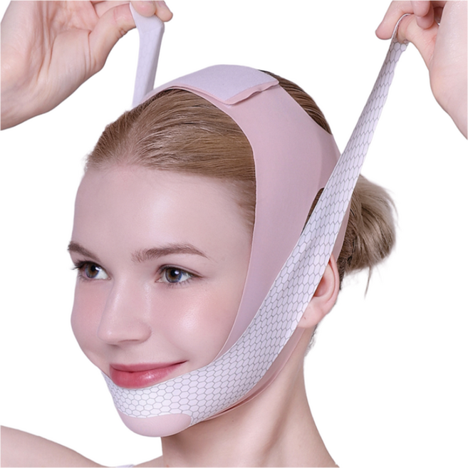 메디바인 얼굴 리프팅밴드 v라인 턱 턱선 팔자주름 처짐 방지 수면 압박 밴드, 1개