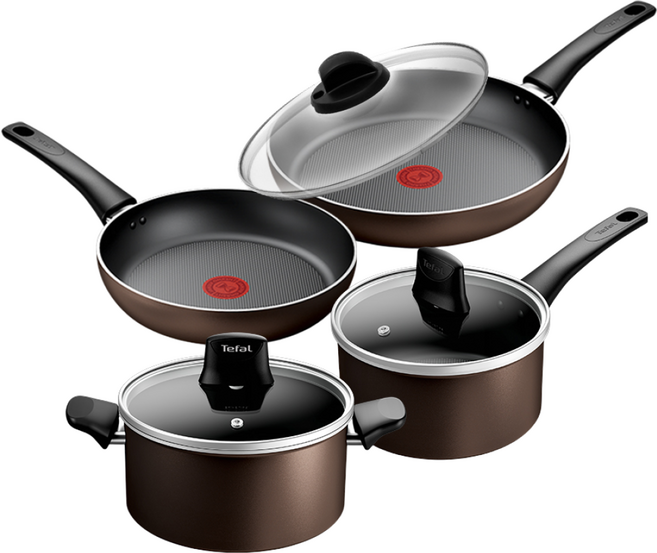 테팔 팬&냄비 인덕션 뉴 이노바시오 5종 세트 팬24+28+냄비18+20 + 유리뚜껑, 1세트, 팬24cm+팬28cm+편수18cm+양수20cm, 단품