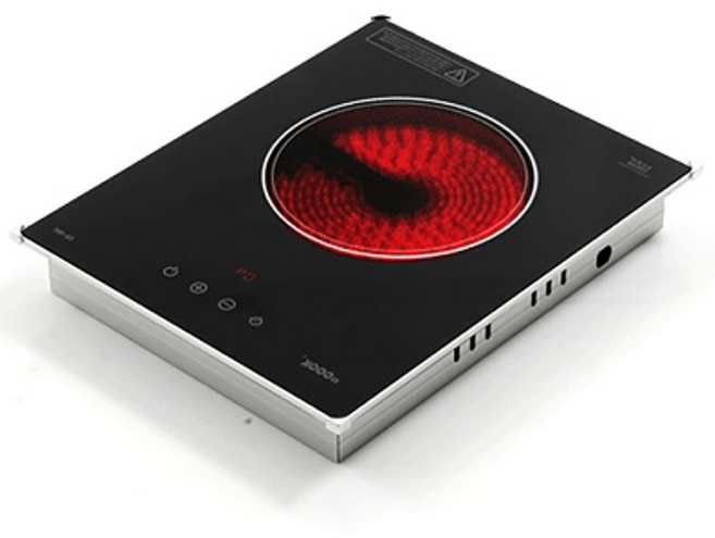 써니테크 ER-100TC 1구 빌트인 하이라이트 전기레인지 가정용 전기렌지 전기쿡탑 이동형 프리스탠딩 케이스