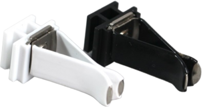 석고방향제 클립 사각 브라켓플라스틱 포함 세트, 10 세트, 화이트