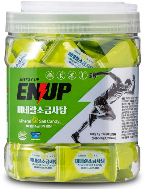 엔업 미네랄 소금사탕, 500g, 1개