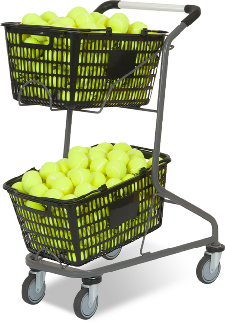 티렉스 테니스공카트 보관함 바구니, 1개, 2단 테니스볼카트(바구니포함)