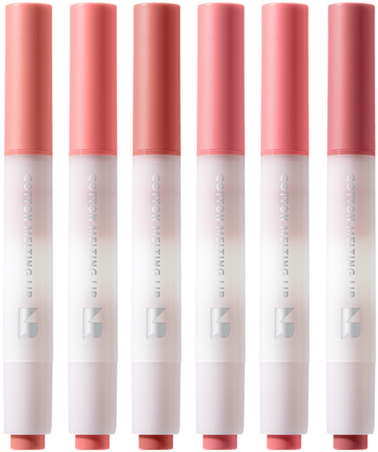 네이처리퍼블릭 [1+1] 코튼 멜팅 립, 2개, 1.4g, 03 포그브라운