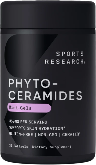 스포츠리서치 피토세라마이드 스킨 하이드레이션 350mg 소프트젤, 30정, 1개 - 쿠팡