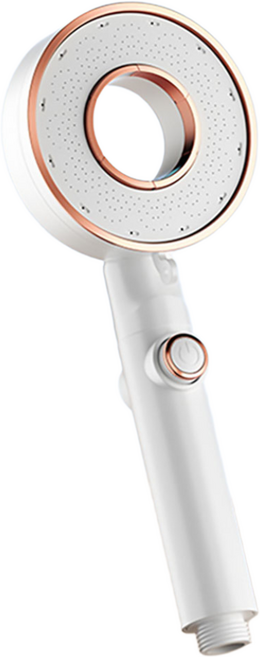 와이피 절수 증압 샤워기 헤드 3단 수압조절 쉬운 설치, 1개, 화이트