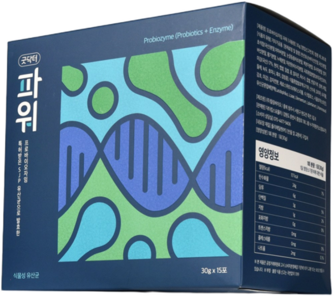 굿닥터 파워 유산균 누가의원 김태균 한 끼 식사 대용 15포, 3박스, 450g