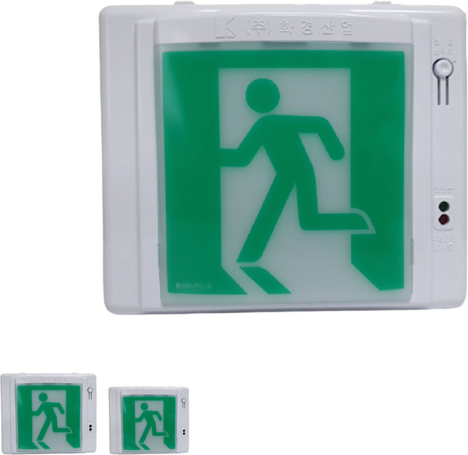 화경산업/피난구유도등/소형/무방향, 1개, 혼합색상