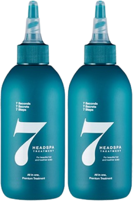 헤드스파7 파란눈 블랙 헤어팩, 300ml, 2개