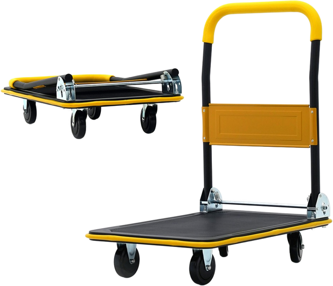 제나인 구루마 구르마 택배 수레 저소음 무소음 카트 접이식 폴딩 핸드카트 엘카트 L카 업소용, 03_ ZN-HT02(대형 저소음바퀴), 1개