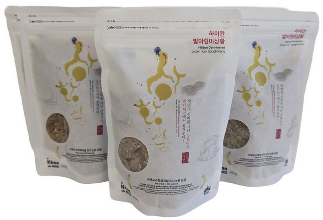 [하이칸] 발아 현미 상황쌀 베타글루칸 TV 방영 특허 국산 상황버섯 쌀, 6개