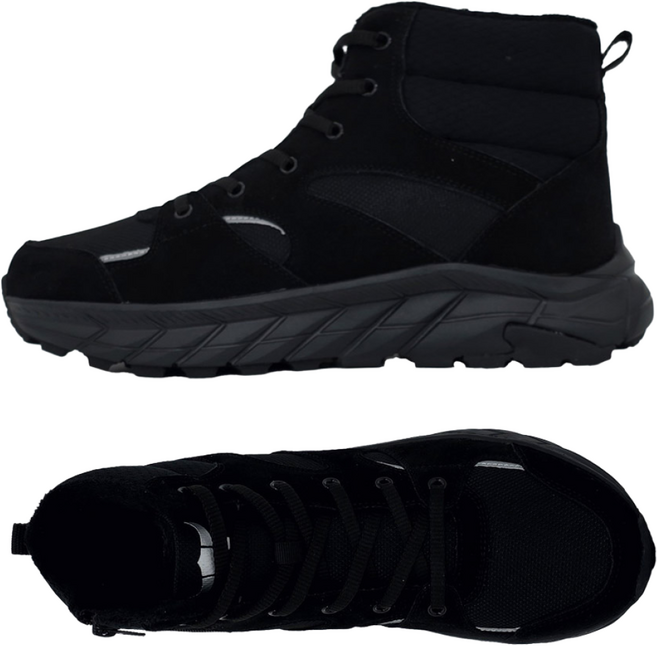 BFL 따뜻한 방한화 발편한 미들 방한 부츠 기모 운동화 털 신발 4023