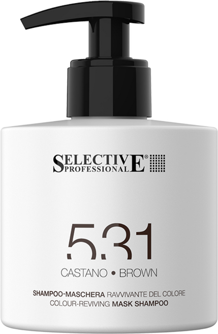 셀렉티브프로페셔널 이태리 531 트리트먼트 보색 컬러 샴푸 헤어 매니큐어 275ml, 브라운, 1개