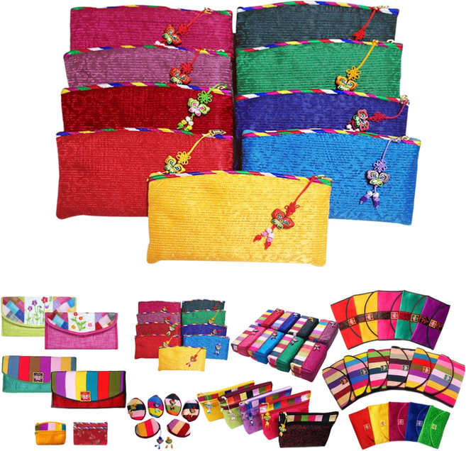 (주)파앤카코리아 T8.색동라인통장지갑