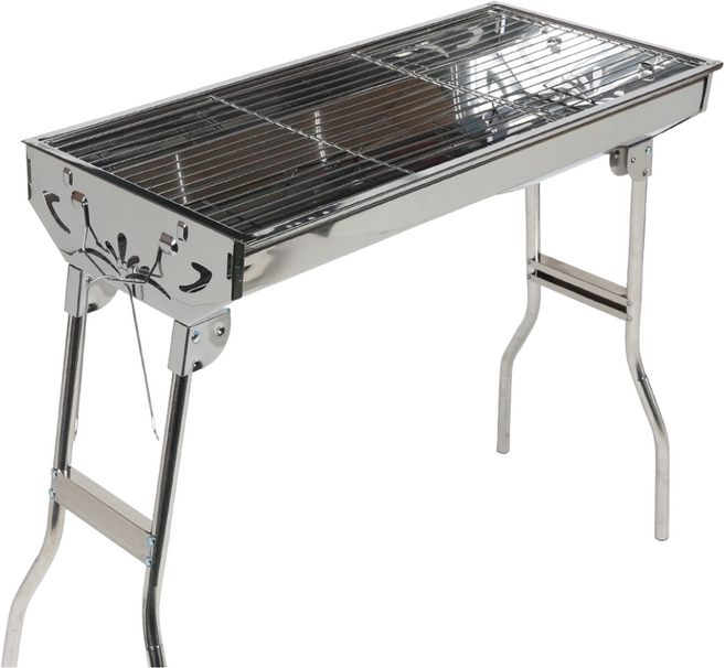 갑도리 석도리 캠핑 BBQ 스텐 사각 화로 바베큐그릴, 1개